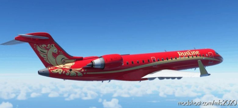 CRJ 550 Rusline V1.0.2 for Microsoft Flight Simulator 2020