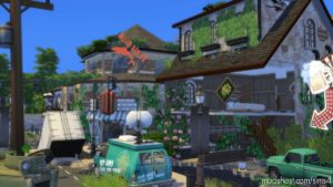 Sims 4 House Mod: Full Apocalypse Town – 64×64 NO CC (Image #8)