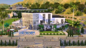 Sims 4 House Mod: California Jewelbox Mansion (Image #5)