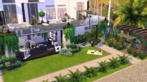 Sims 4 House Mod: California Jewelbox Mansion (Image #6)