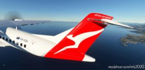 MSFS 2020 8K Livery Mod: Qantas Link (2016) ATR 72-600 8K (Image #4)