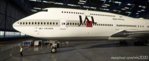 MSFS 2020 4K Livery Mod: B747-8 Japan Airlines JAL (Retro) 4K (Image #2)