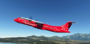 MSFS 2020 ATR 72-600 Livery Mod: AIR Greenland (2021) ATR 72-600 8K (Image #3)