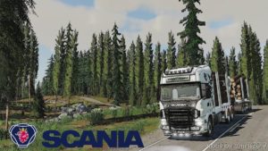 Scania R730S Timber Truck for Farming Simulator 19