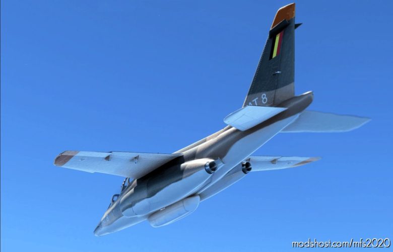 Belgian AIR Force Dassault Dornier Alpha JET Livery V1.5 for Microsoft Flight Simulator 2020