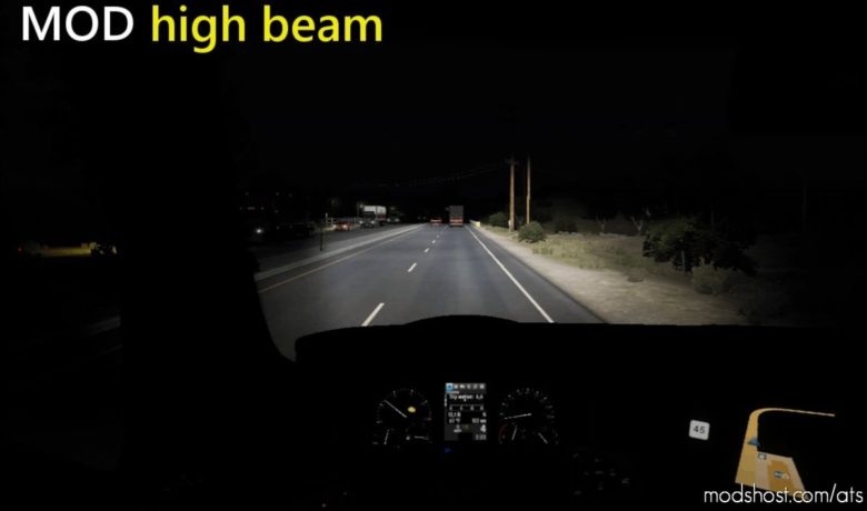 Bright Headlights [1.40] for American Truck Simulator