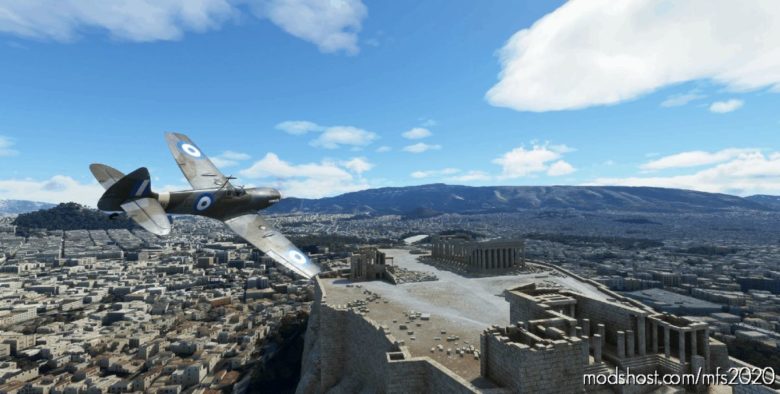 Hellenic Airforce Spitfire MJ755 for Microsoft Flight Simulator 2020