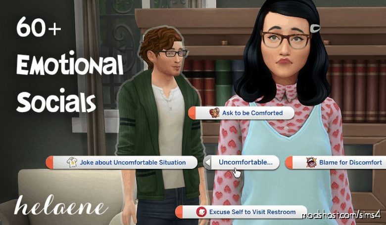Helaene – Emotional Socials for The Sims 4