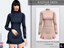 Ragnar Dress for The Sims 4