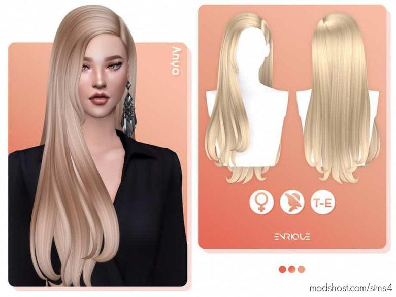 Anya Hairstyle for The Sims 4