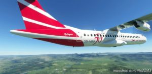 MSFS 2020 Mauritius Livery Mod: AIR Mauritius “50 Years” ATR 72-600 8K (Image #2)