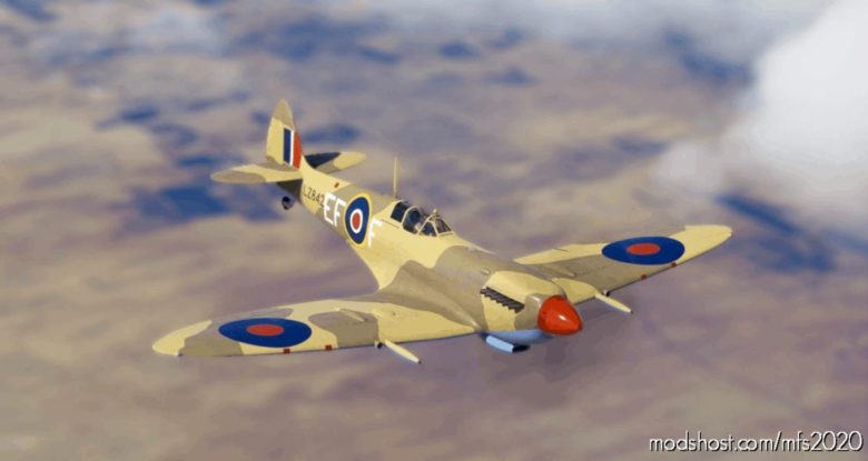 Flying Irons Spitfire Mkix LZ842 for Microsoft Flight Simulator 2020