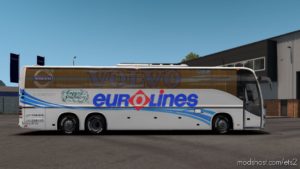 ETS2 Volvo Bus Mod: 9700 Euro Lines NEW 2021 1.39 - 1.40 (Image #2)