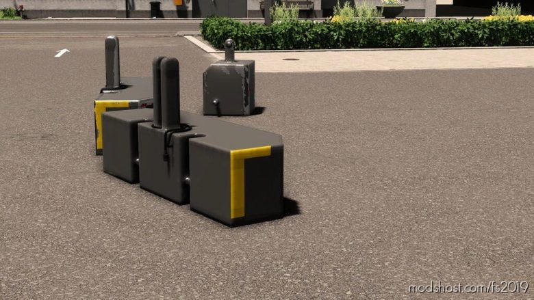 Weight Pack 600/1000KG for Farming Simulator 19