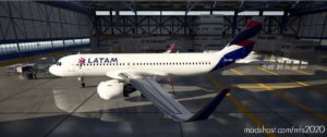 MSFS 2020 Chile Livery Mod: A32NX Latam Chile A320Neo Cc-Bhe (Image #3)