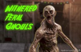 Fallout76 Mod: Withered Ghouls – A Charred Ghoul Replacer (Image #2)