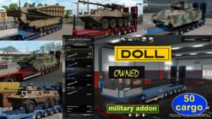 Military Addon For Ownable Trailer Doll Panther V1.3.5 for Euro Truck Simulator 2