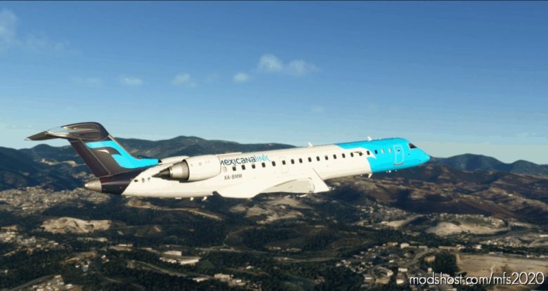 Mexicana Link CRJ 550 – 8K for Microsoft Flight Simulator 2020