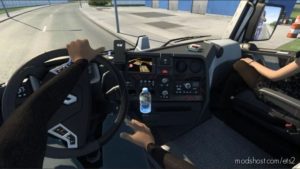 Animated Hands ON The Steering Wheel For ALL Trucks V1.10 for Euro Truck Simulator 2