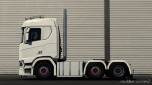 ETS2 Scania Part Mod: Straight Exhaust Pipes For Scania Next-Gen Trucks (Image #2)