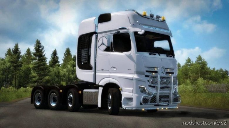 Realistic Mercedes Actros Mp4-Mp5 Sound Mod [1.40] for Euro Truck Simulator 2