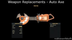 Fallout76 Mod: Weapon Replacements – Auto AXE (Image #2)