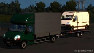 ETS2 Renault Car Mod: Master V3.6 1.39 (Image #2)