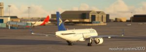 MSFS 2020 A32NX Livery Mod: A32NX FBW A320 AIR Astana (Image #2)