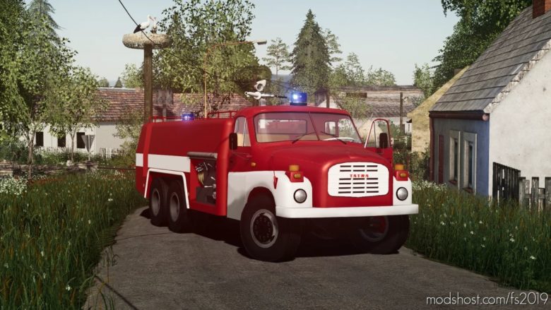 Tatra 148 Czechoslovakia Fire Brigade for Farming Simulator 19