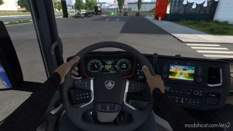 Animated Hands Without Tattoos V1.10 for Euro Truck Simulator 2