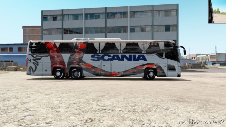 Scania Touring White 2021 [1.39 – 1.40] for Euro Truck Simulator 2