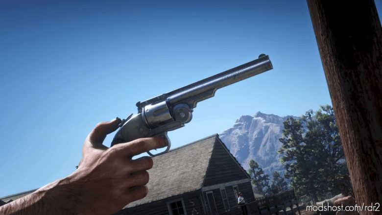 ‘Morgan’ Text Engraving ON The Schofield Revolver for Red Dead Redemption 2