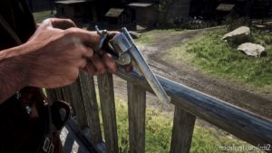 RDR2 Weapon Mod: ‘Morgan’ Text Engraving ON The Schofield Revolver (Image #4)