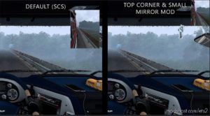 TOP Corner & Small Mirrors V1.2 [1.38 – 1.40] for Euro Truck Simulator 2