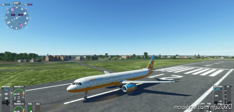 Orbit Airlines Livery For PMP A321 for Microsoft Flight Simulator 2020