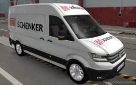 Skin Volkswagen Crafter And ATS DB Schenker [1.40] for Euro Truck Simulator 2