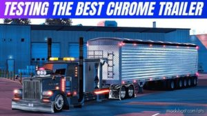 The Best Chrome Trailer DRO Vilkins [1.40 – 1.39] for American Truck Simulator