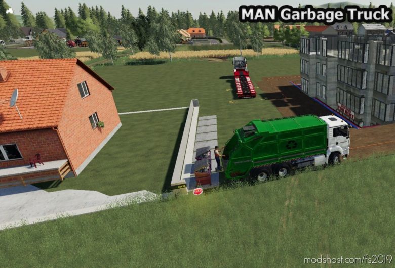 MAN Garbage Truck V0.1 for Farming Simulator 19