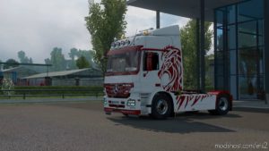 ETS2 Mercedes-Benz Truck Mod: Actros MP2 By Dotec V1.3 1.40 (Image #2)