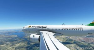 MSFS 2020 A320 Livery Mod: AIR Zimbabwe A32NX (Image #4)