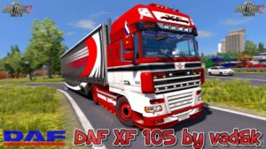 ETS2 DAF Truck Mod: XF 105 By Vad&K V7.4 1.40.X (Image #2)