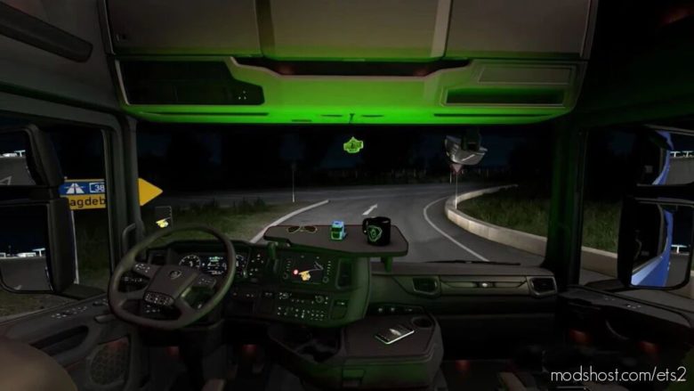 Interior Cabin Lights For Scania Next-Gen for Euro Truck Simulator 2