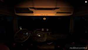 ETS2 Scania Part Mod: Interior Cabin Lights For Scania Next-Gen (Image #2)