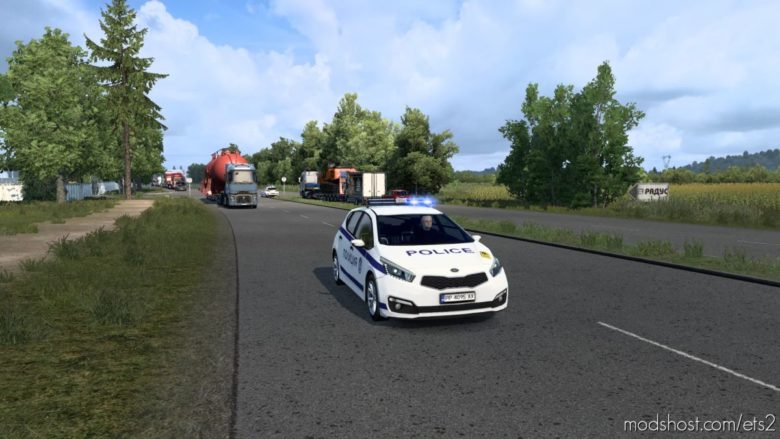 Special Transport Escort Police V1.3 [1.40] for Euro Truck Simulator 2