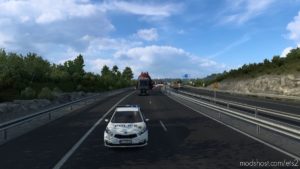 ETS2 Mod: Special Transport Escort Police V1.3 1.40 (Image #5)