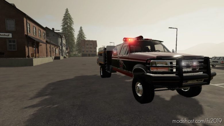 Ford American Fire Truck V5.0 for Farming Simulator 19