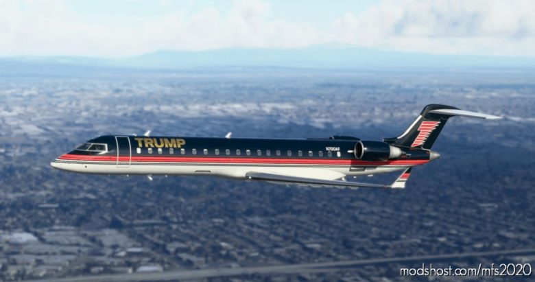 Trump CRJ 700 – 8K for Microsoft Flight Simulator 2020