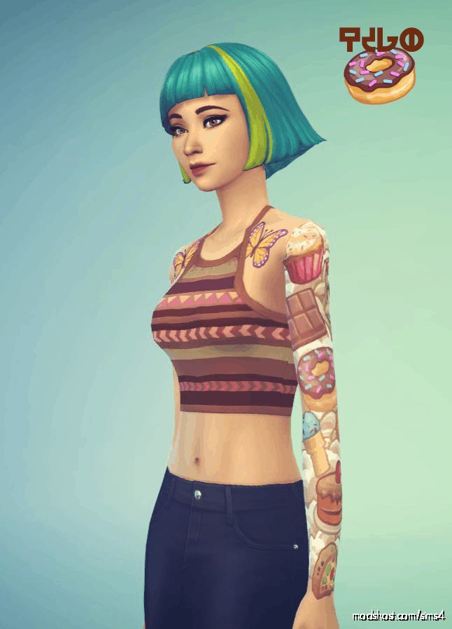 Cute Tattoo for The Sims 4