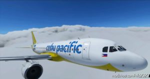 MSFS 2020 8K Livery Mod: A32NX Cebu Pacific NK 8K (Image #3)