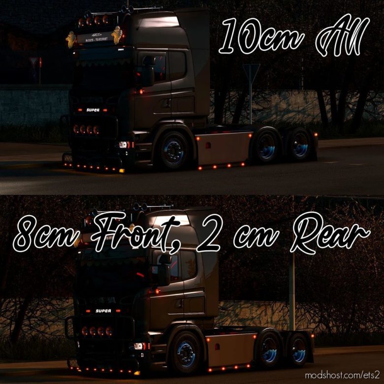 ETS2 Scania Part Mod: RJL Lowered Chassis 1.40 (Featured)